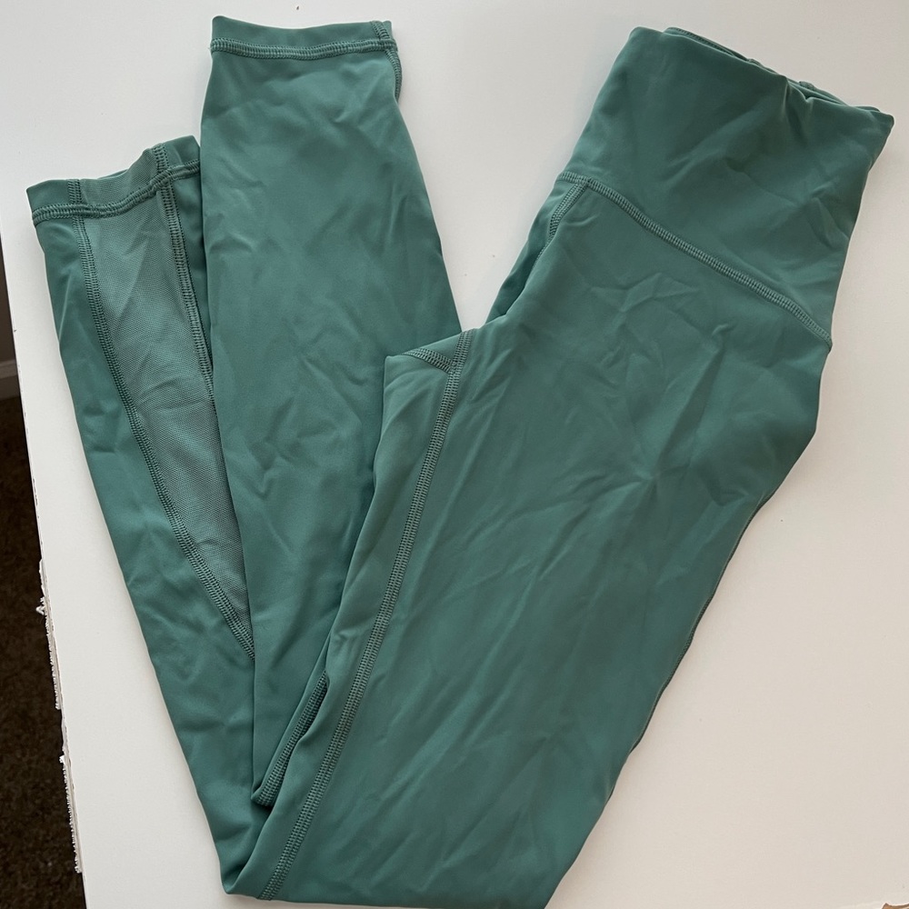 Lululemon Mesh Detail Leggings in Green